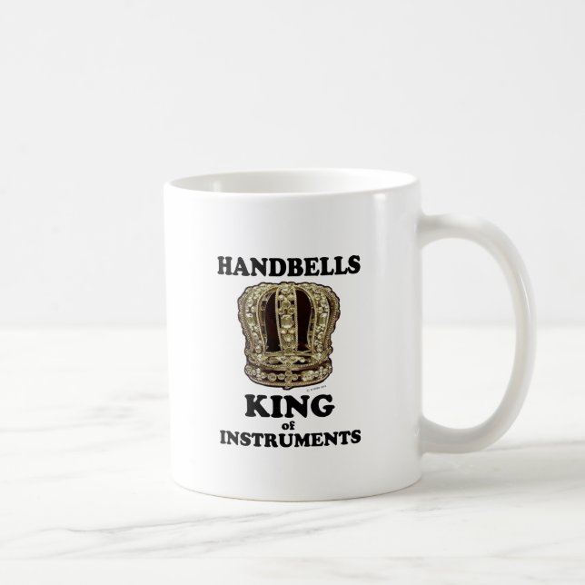 Taza De Café Handbell King de instrumentos (Derecha)