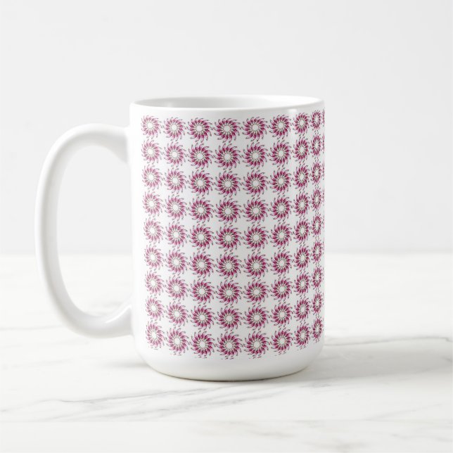Taza De Café Handdrawn Flowers (Izquierda)