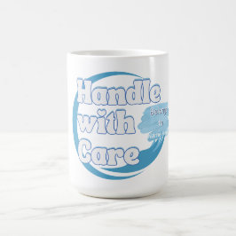 Taza De Café Handle With Care – Belongs to 'Name' Personalized