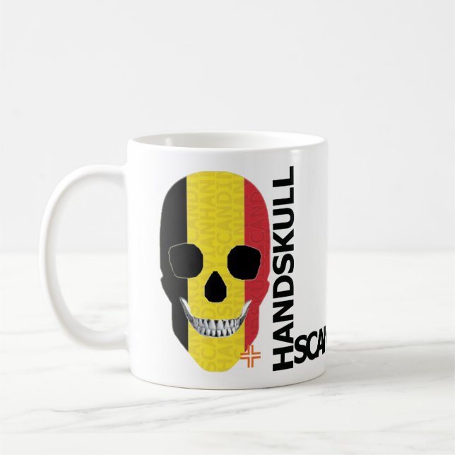 Taza De Café HANDSKULL Belgium Classic Mug O4 (Izquierda)