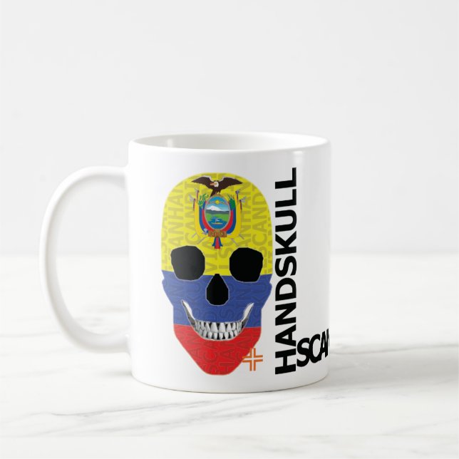 Taza De Café HANDSKULL Ecuador Classic Mug O4 (Izquierda)