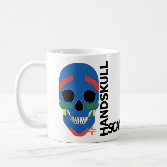 Taza De Café HANDSKULL Fly Classic Mug O4 (Izquierda)
