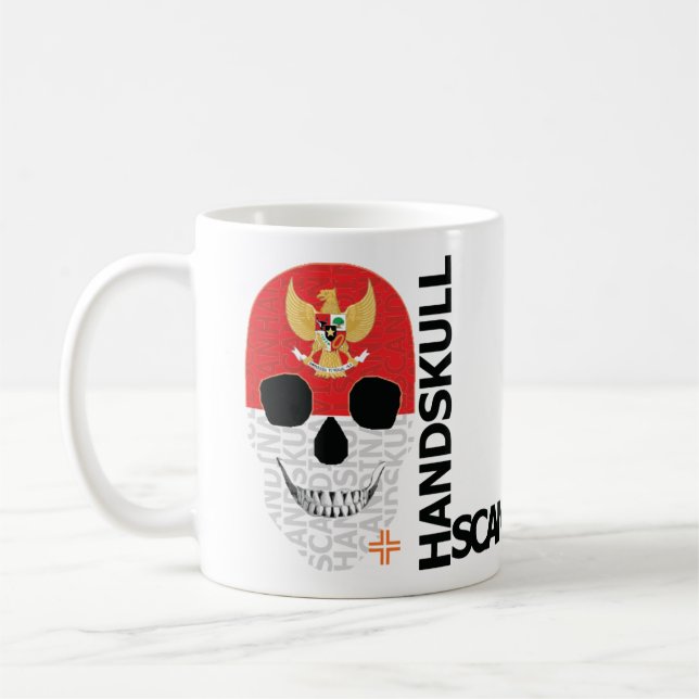 Taza De Café HANDSKULL Indonesia Classic Mug O4 (Izquierda)