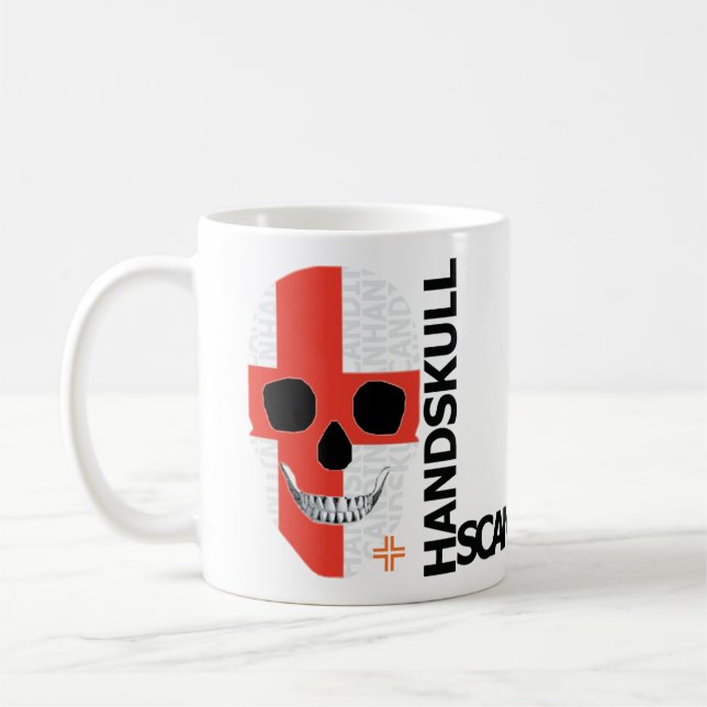 Taza De Café HANDSKULL Inglaterra Classic Mug O4 (Izquierda)