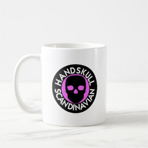 Taza De Café HANDSKULL LIV Hot Pink Classic Mug P3