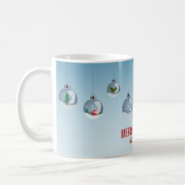 Taza De Café Hanging Baubles Merry Christmas Mug