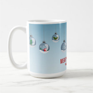 Taza De Café Hanging Baubles Merry Christmas Mug
