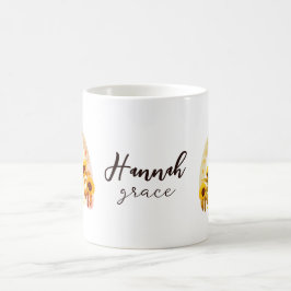 Taza De Café Hanna Hebrew Significa Grace Rainbow Sunflower Boh