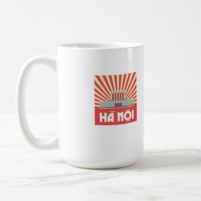 Taza de Café Hanói Vietnam - Mausoleo de HoChiMinh (Izquierda)