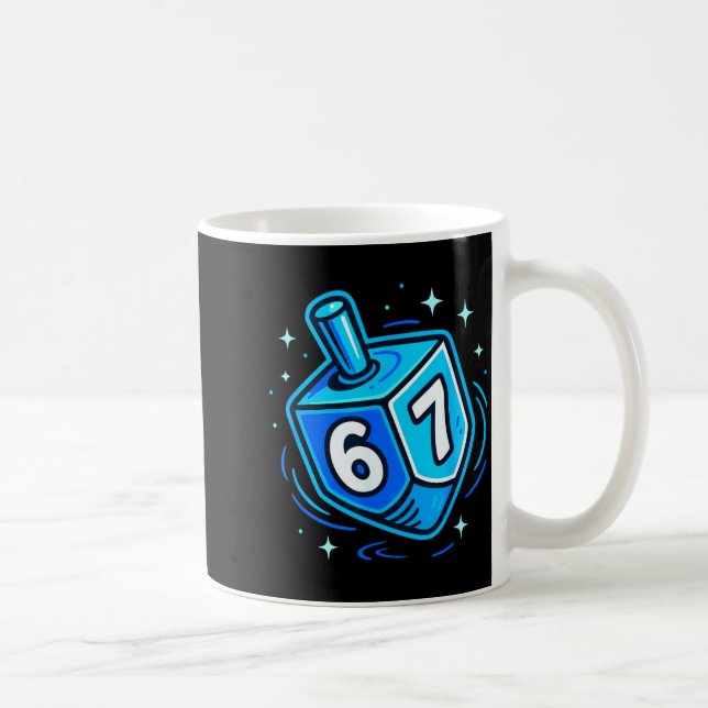 Taza De Café Hanukkah 67 Meme Chanukah Jewish Men Women Kids  (Derecha)