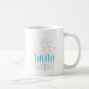 TAZA DE CAFÉ HANUKKAH LIGHTS