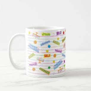 Taza De Café Hanukkah Mug "Fiesta Chanukah"