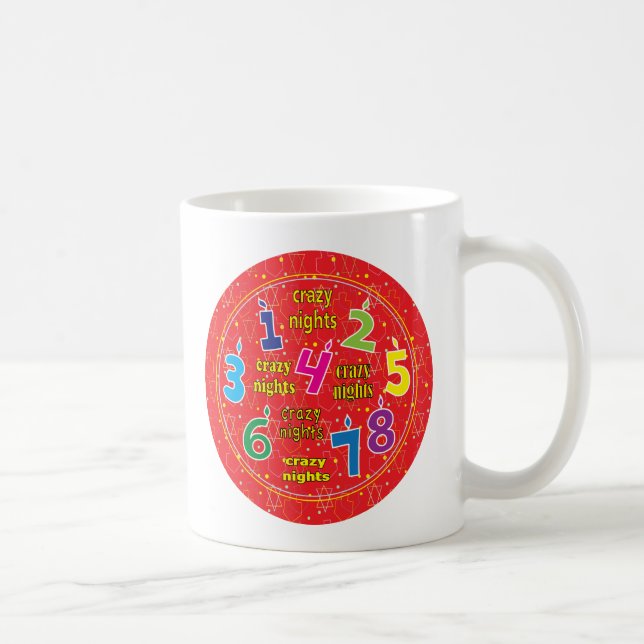Taza De Café Hanukkah Mug Personaliza (Derecha)
