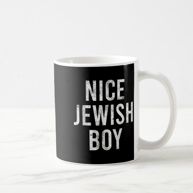 Taza De Café Hanukkah Nice Jewish Boy Cool Chanukah Festival Je (Derecha)