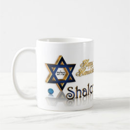 Taza De Café Hanukkah Shalom mug