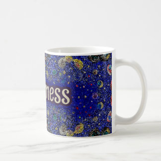 Taza De Café Happiness Coffee Mug – Vibrant Mandala-Style