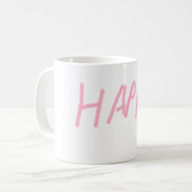 Taza De Café Happy  (Anverso izquierdo)