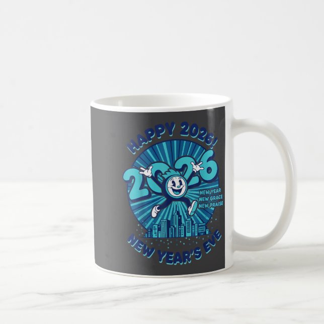 Taza De Café Happy 2026 New Year's Eve Celebration Design  (Derecha)