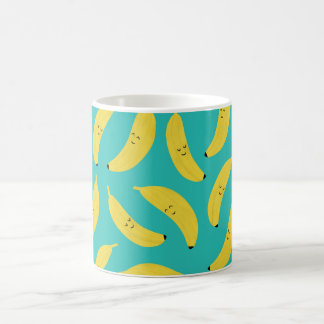 Taza De Café Happy Bananas Cute Fruto Pattern