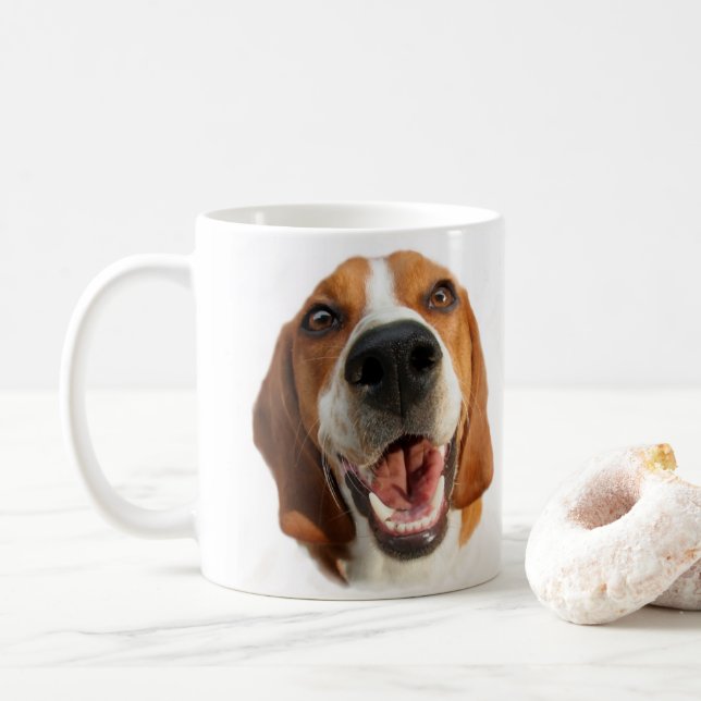 Taza De Café Happy Beagle (Con donut)