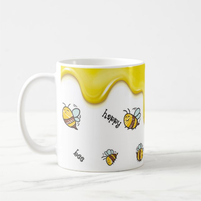 Taza De Café Happy bee, Jollibee-Tasse, fröhliche Tasse,  (Izquierda)