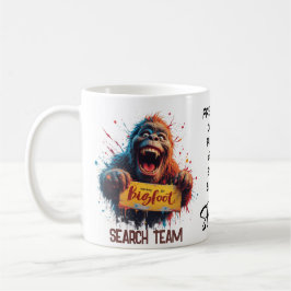 Taza De Café Happy Bigfoot Sasquatch Mugshot Search Team