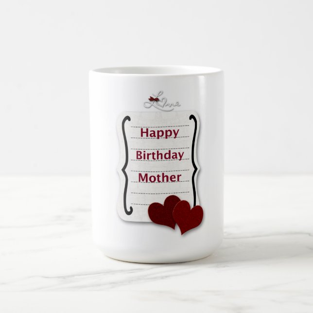 Taza De Café Happy Birday Mother Love Notes Cards and Gifts (Centro)
