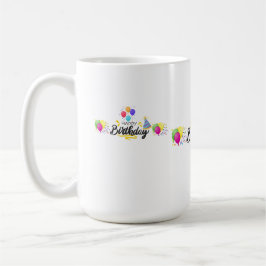 Taza De Café Happy Birthday Design Article-02