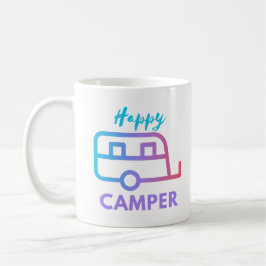 Taza De Café Happy Camper Pull Behind Adventure