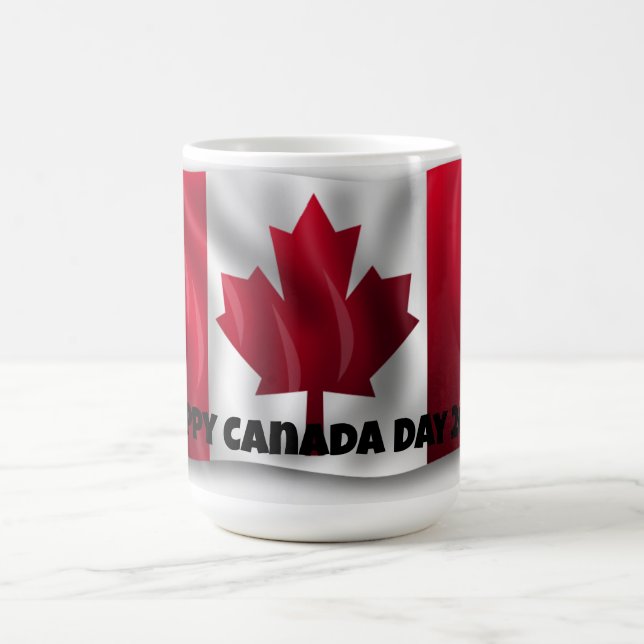 Taza De Café Happy Canada Day Mug (Centro)