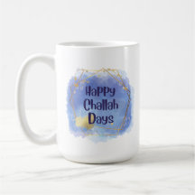 Happy Challah Days Hanukkah Mug