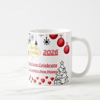 Taza De Café Happy Christmas Mug – Festive Holiday Coffee Cup