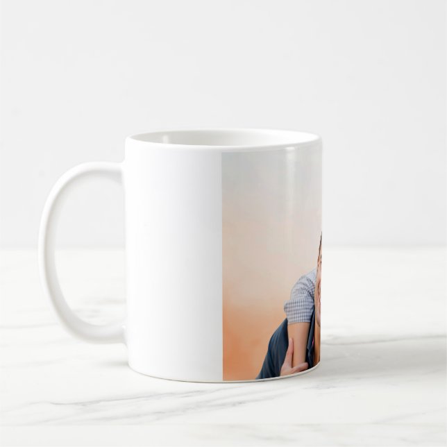 Taza De Café Happy Couple Photo classic mug- Personalized  (Izquierda)