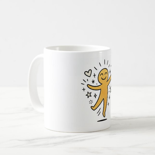 Taza De Café Happy Dance (Anverso izquierdo)