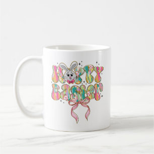 Taza De Café Happy Easter Bunny Coquette Bow