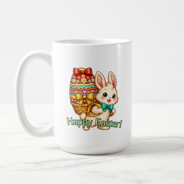 Taza De Café Happy Easter Coffee Mug (Izquierda)
