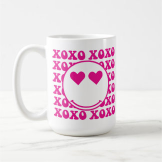 Taza De Café Happy Face, xoxo, valentine, custom mug, cup