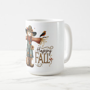 Taza De Café Happy Fall Scarecrow