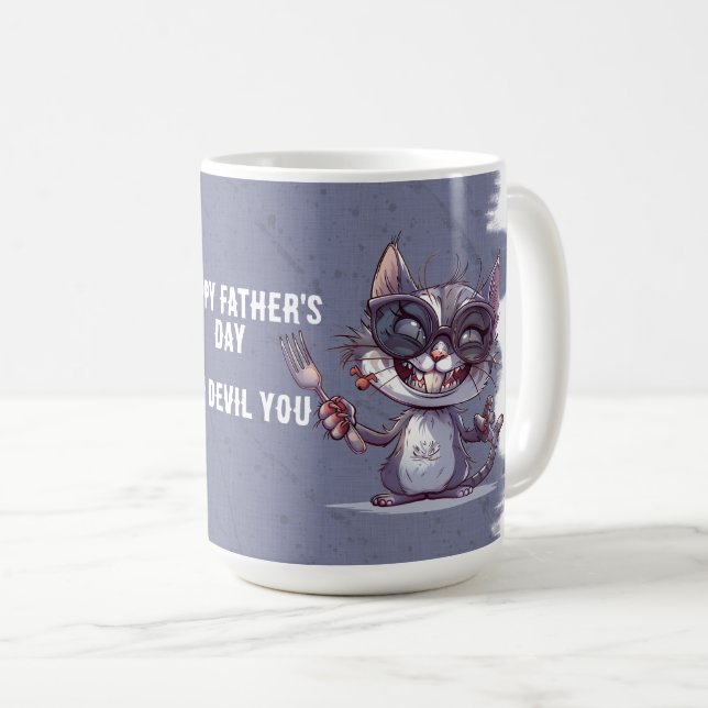 Taza De Café Happy Father's Day You Devil You (Anverso derecho)