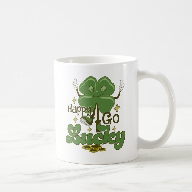 Taza De Café Happy Go Lucky St. Patrick's (Derecha)