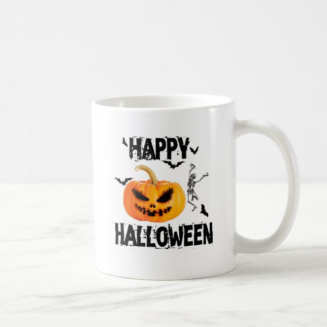 Taza De Café Happy Halloween (Derecha)