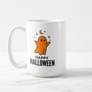 Taza De Café Happy Halloween Cute Ghost