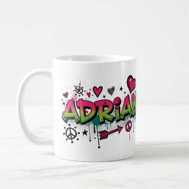 Taza De Café Happy Hippie Adrian 2 (Izquierda)