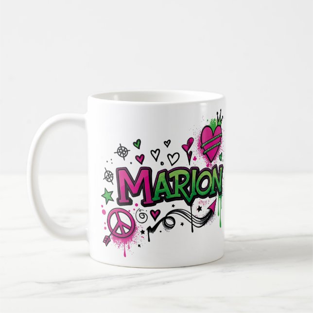 Taza De Café Happy Hippie Marion 3 (Izquierda)