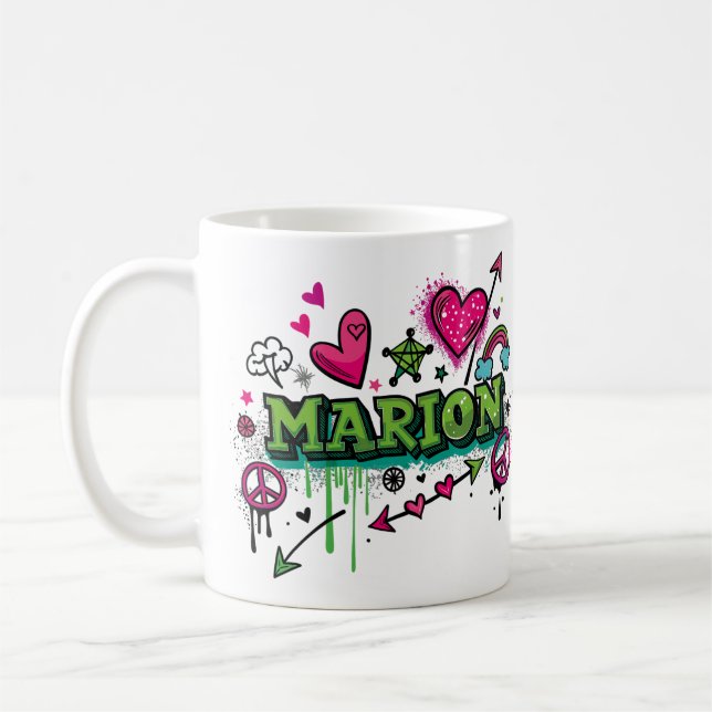 Taza De Café Happy Hippie Marion 5 (Izquierda)