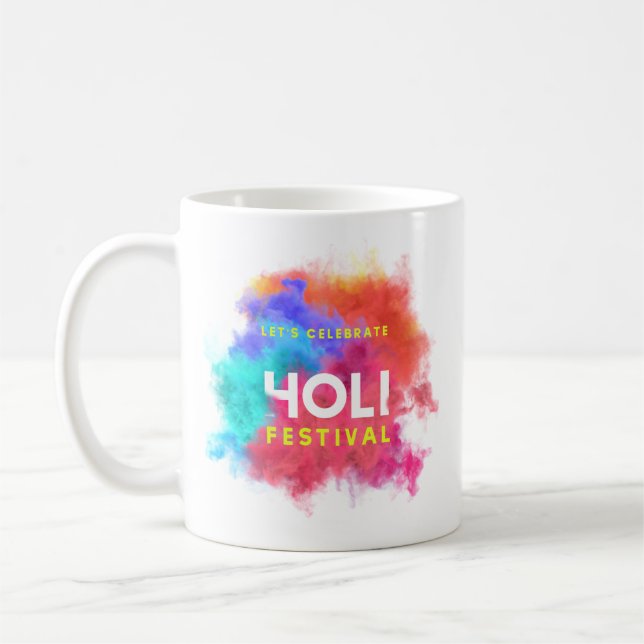 Taza De Café Happy Holi (Izquierda)