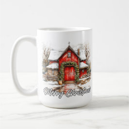 Taza De Café Happy Holidays Decorative Country House