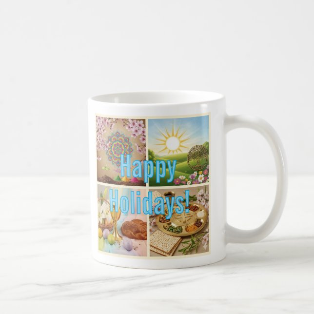 Taza De Café Happy Holidays Spring Edition Mug (Derecha)