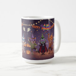 Taza De Café Happy Howl-O-Ween Party