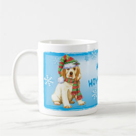 Taza De Café Happy Howliday Clumber Spaniel